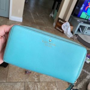 Aqua Kate Spade Wallet